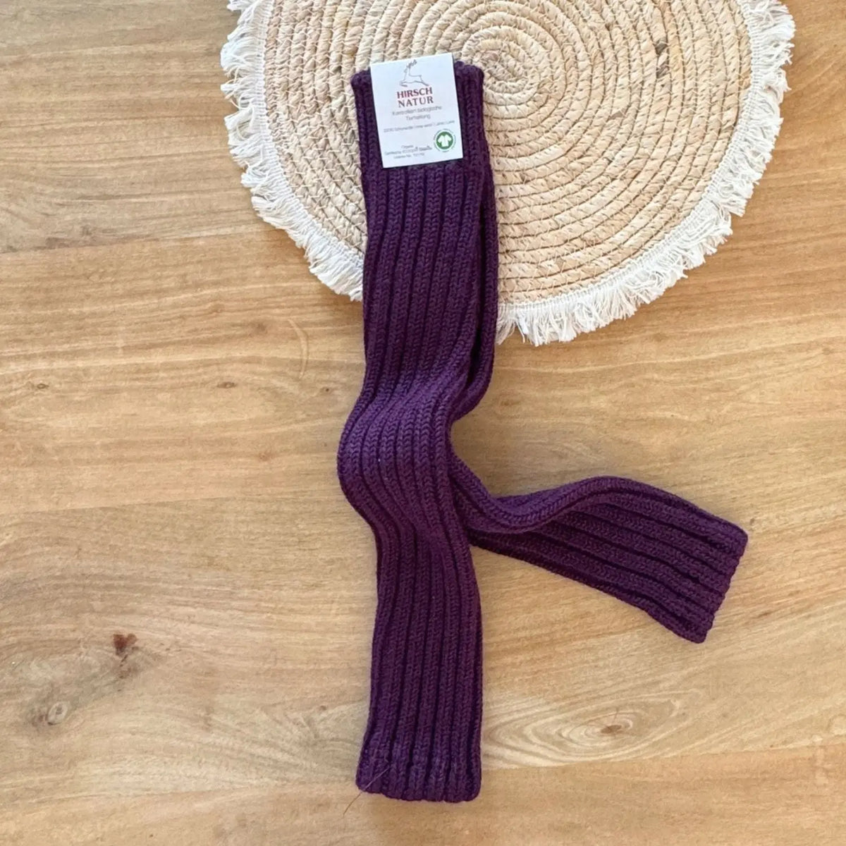 Jambières femme en laine bio Hirsch Natur