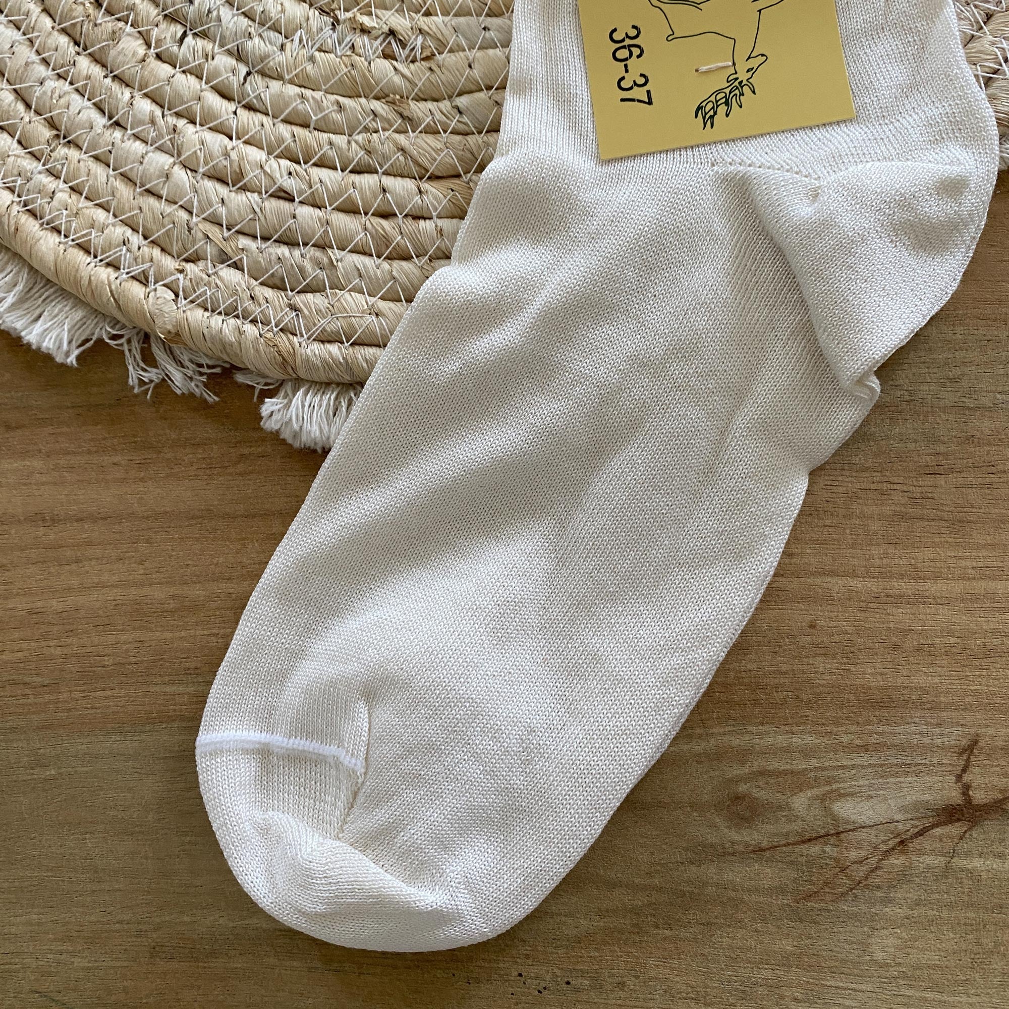 Soquettes femme 100% soie naturelle Hirsch Natur 