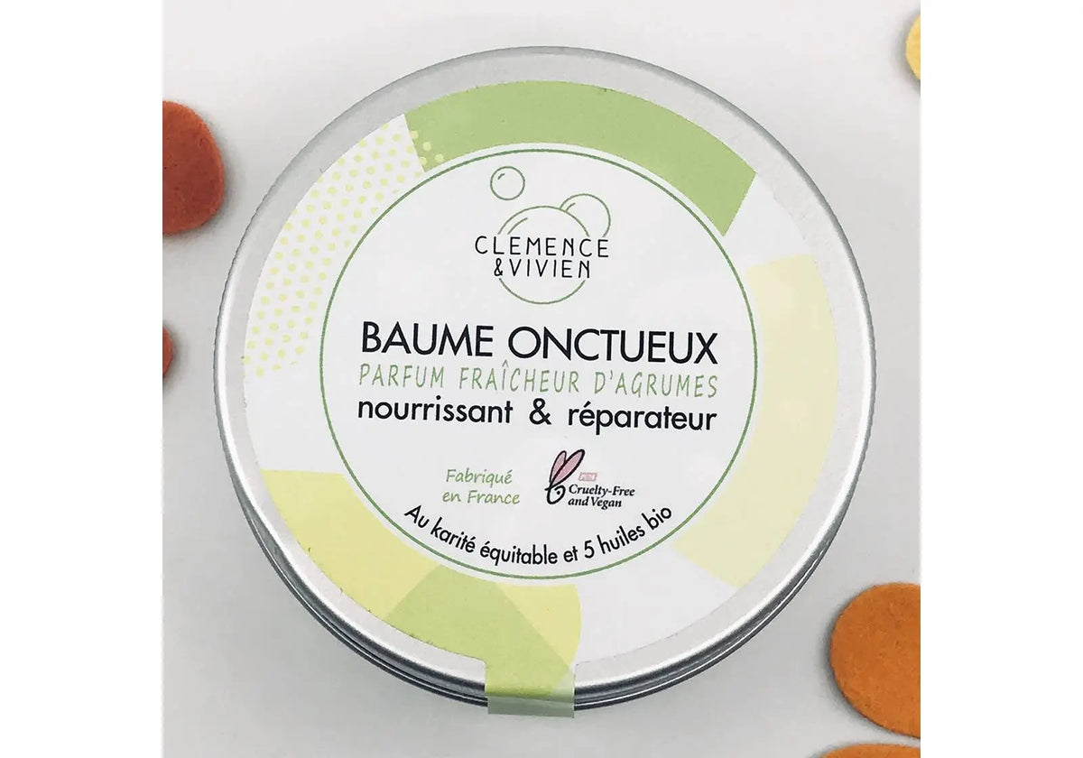 Baume onctueux Fraîcheur d'agrumes Clémence et Vivien 