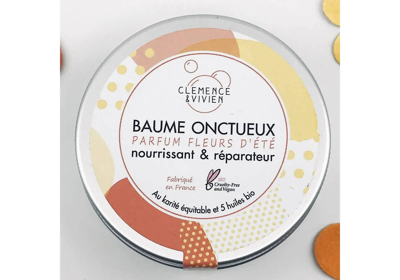 Baume onctueux parfum Fleurs d'Eté Clémence et Vivien 