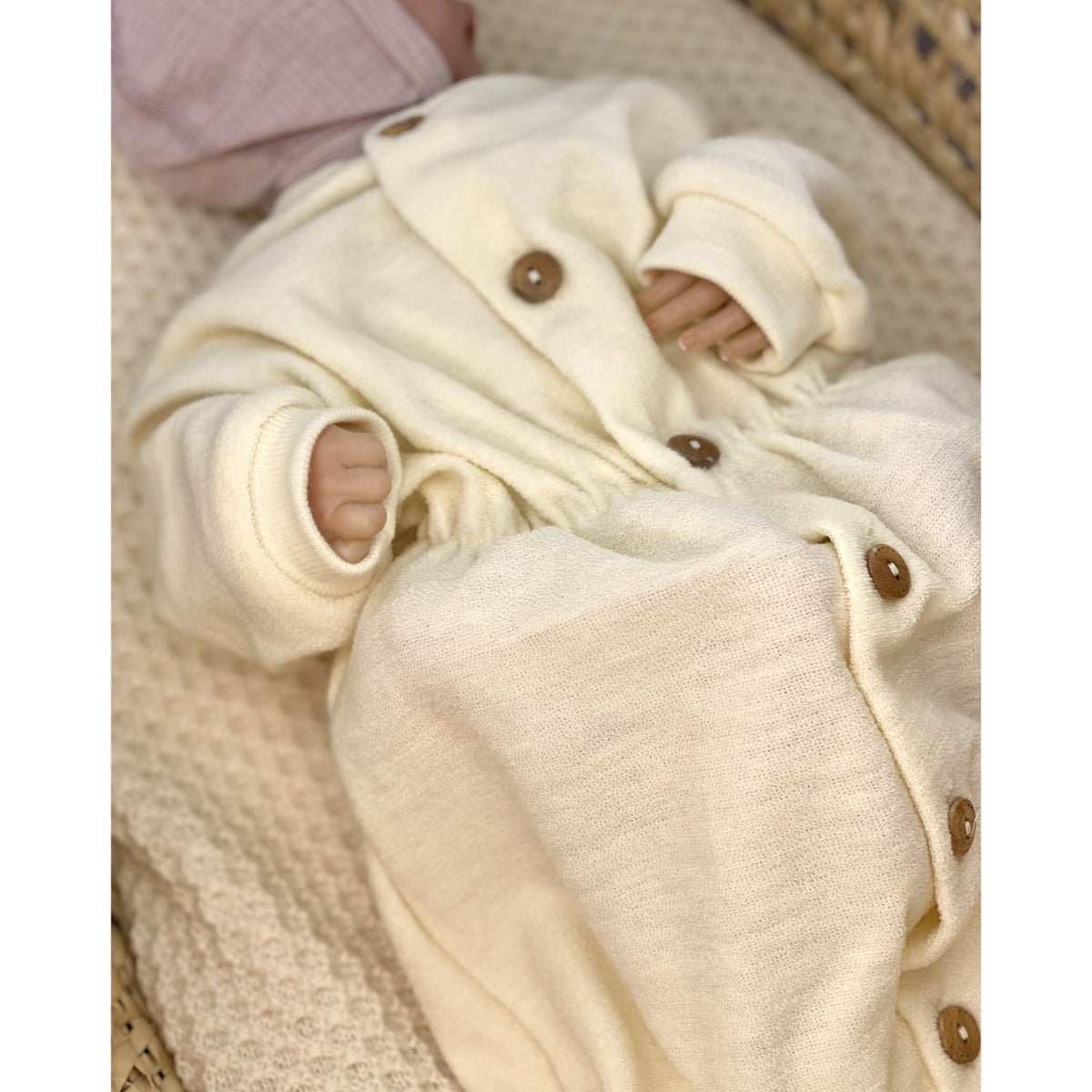 Gigoteuse en éponge de laine Cosilana Naturel - Lilinappy