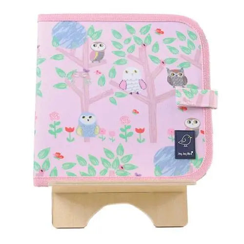Carnet à dessins et 4 craies Jaq Jaq Bird Owls Jaq Jaq Bird