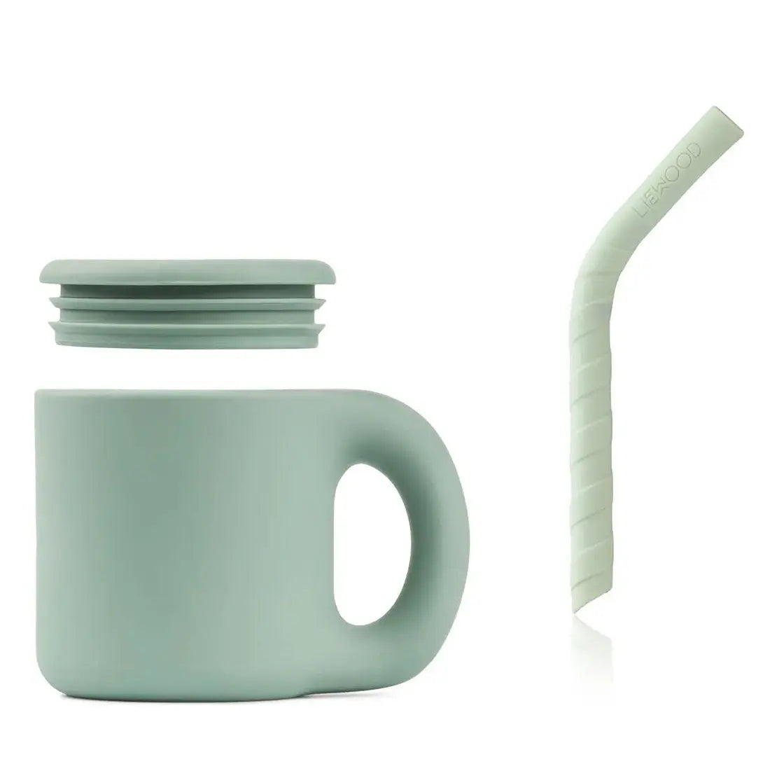 Tasse d'apprentissage en silicone Jenna Liewood - Peppermint