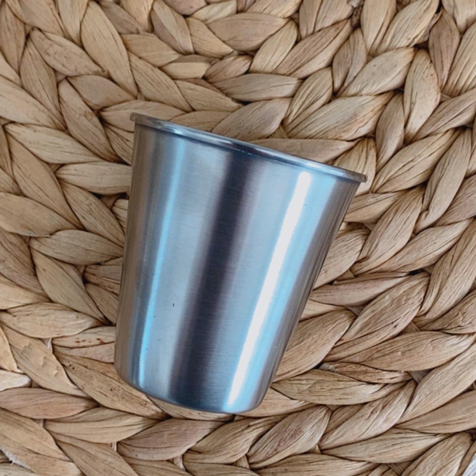 Mini timbale bébé & enfant inox Joli Monde - 75ml 