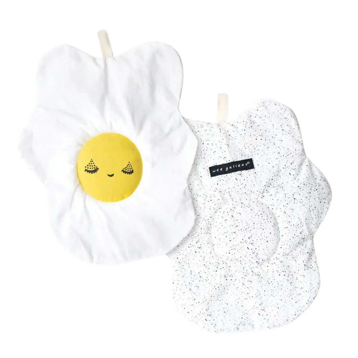 Jouet froissé en coton bio Wee Gallery - Oeuf - Lilinappy