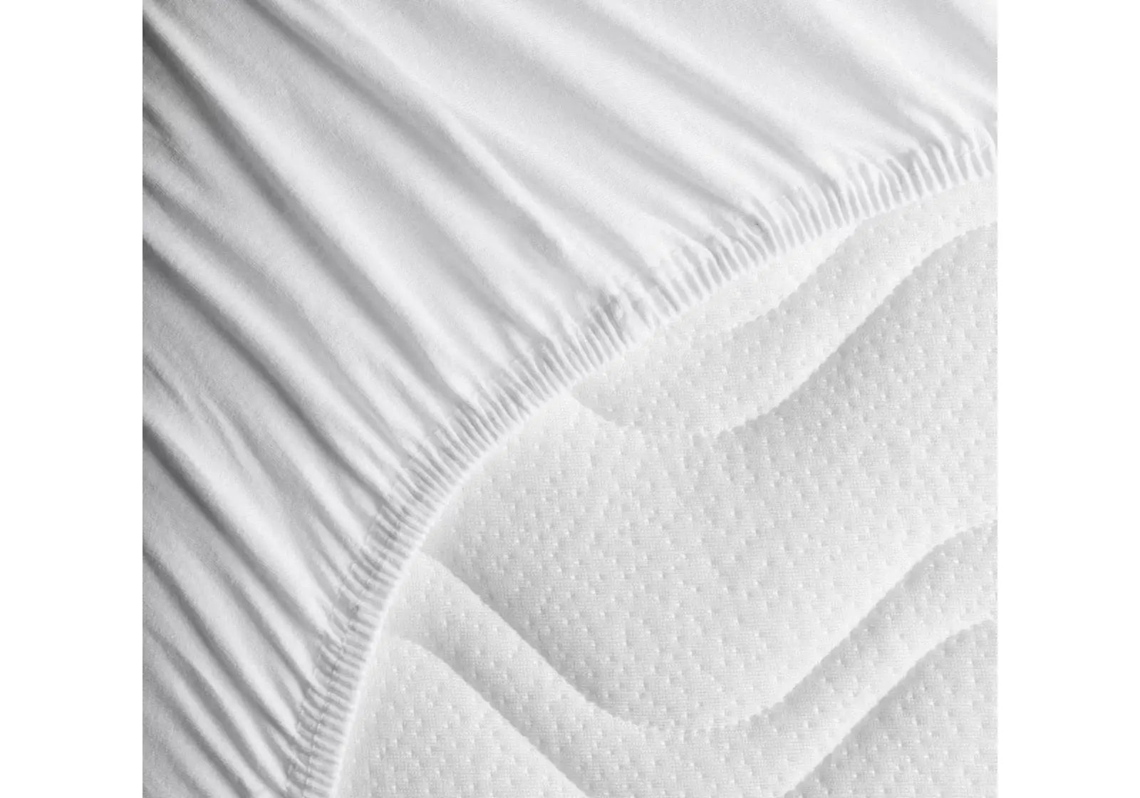 Drap housse coton bio Kadolis pour lit bébé  - Blanc Kadolis