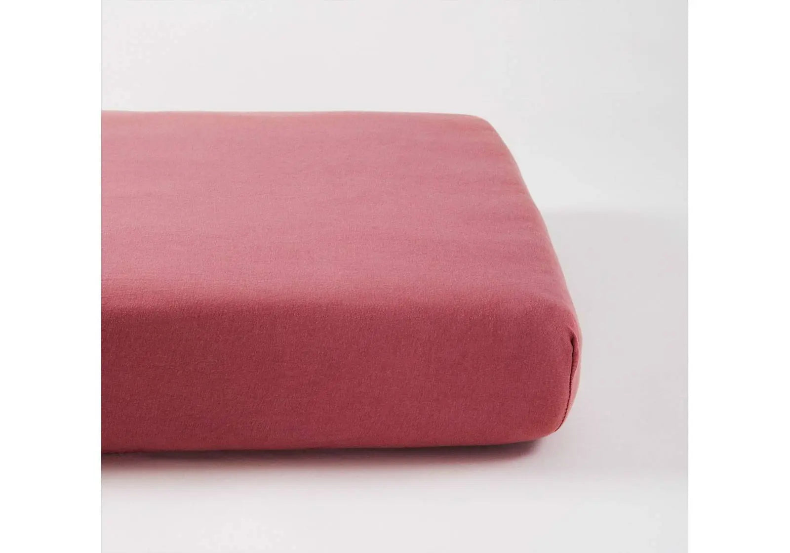 Drap housse coton bio Vert - Kadolis 