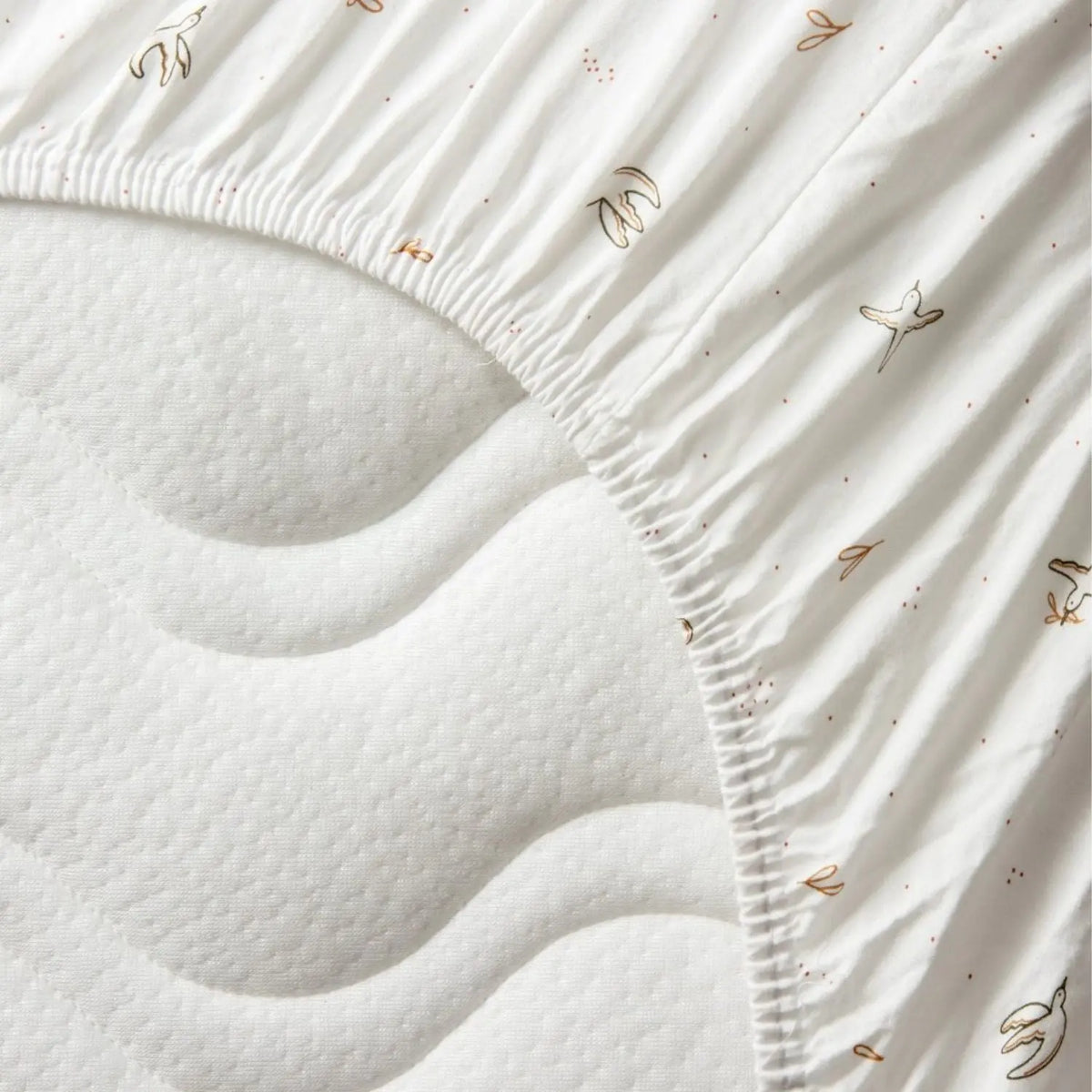 Drap housse coton bio Kadolis pour lit enfant  - L'envolée