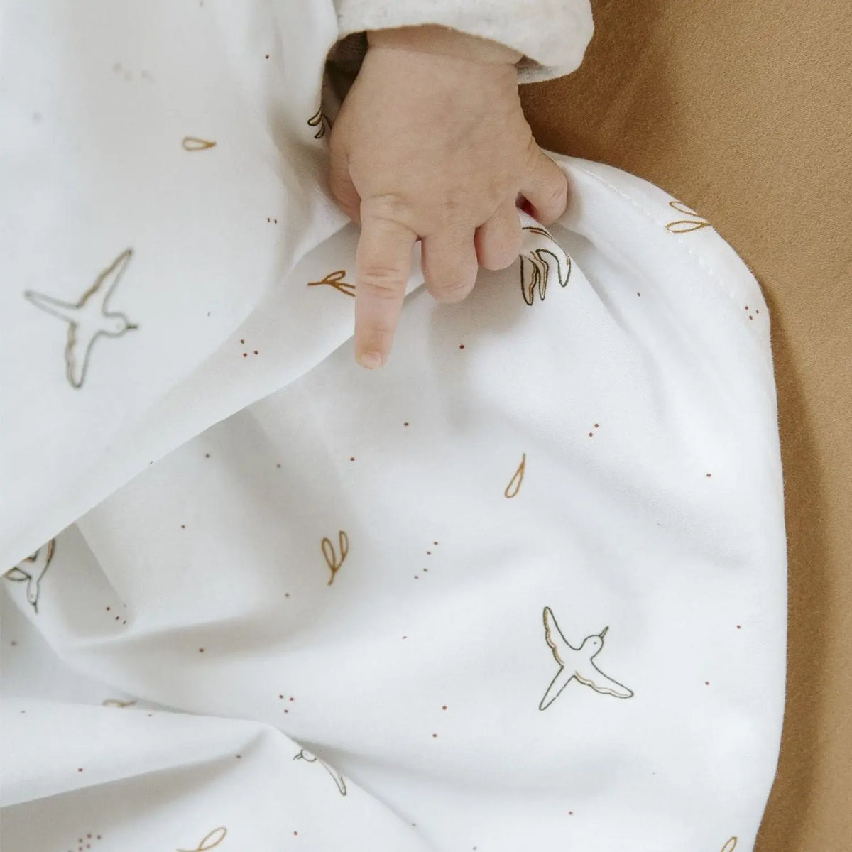 Drap plat en coton bio L'Envolée Kadolis – 120x180 cm