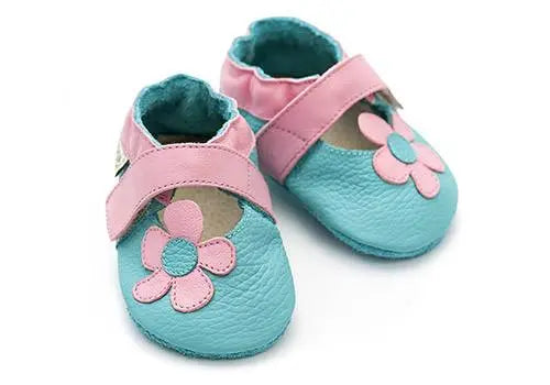 Sandales en cuir souple Liliputi Kalahari Turquoise