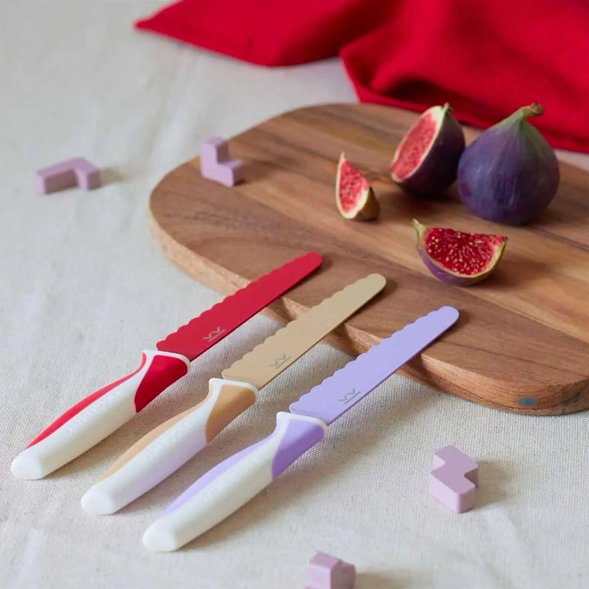 Couteau d'apprentissage Kiddikutter - Lilas 