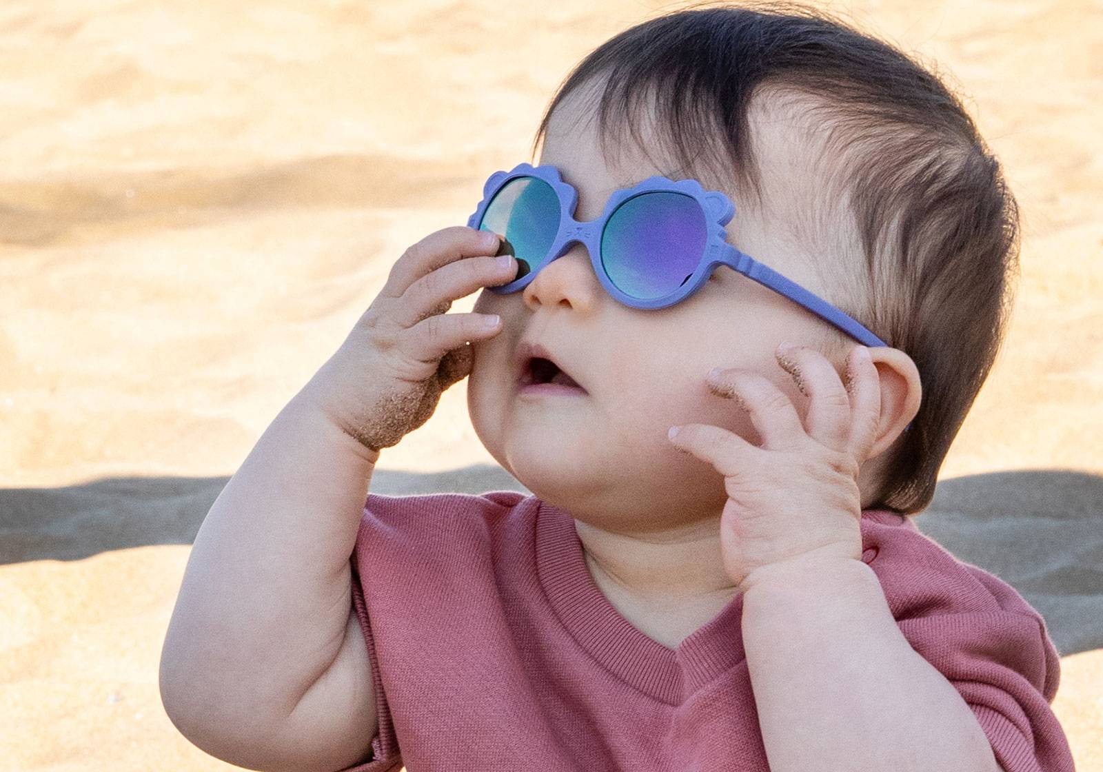 Lunettes de soleil Lion KI ET LA lilas