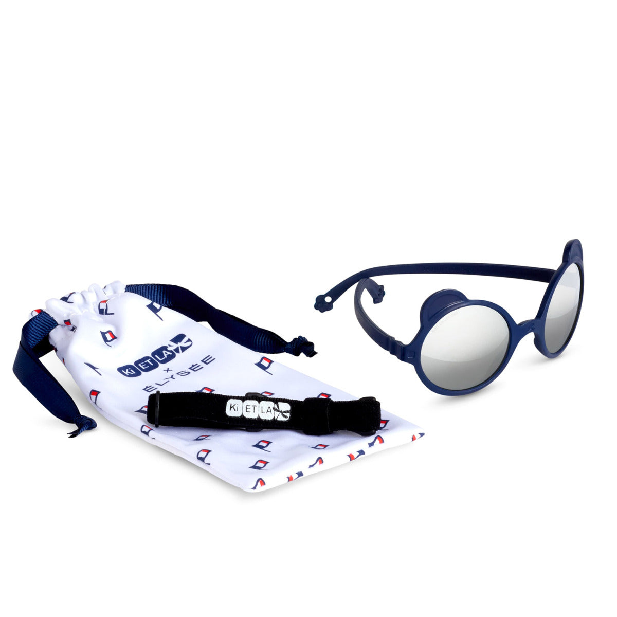 Lunettes de soleil Ourson KI ET LA - Bleu 0-12 mois - Lilinappy