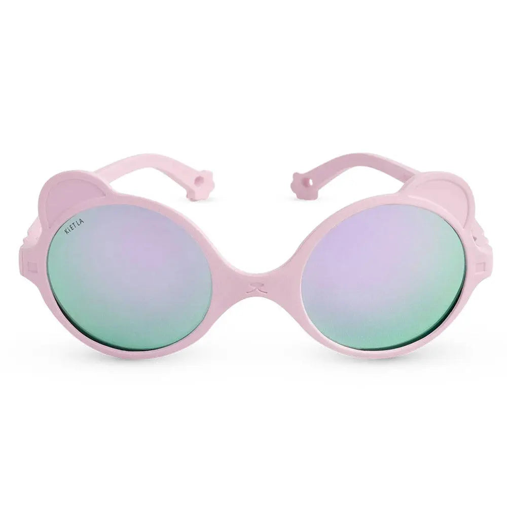 Lunettes de soleil Ourson Baby KI ET LA Rose pale