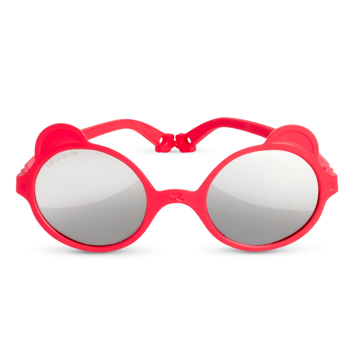 Lunettes de soleil pour enfants, monture légère incassable et verres anti-UV effet miroir 