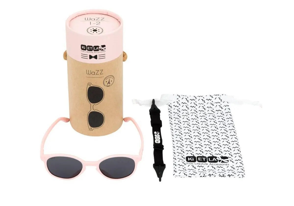Lunettes de soleil Little Kids WAZZ KI ET LA - Rose pale - Lilinappy
