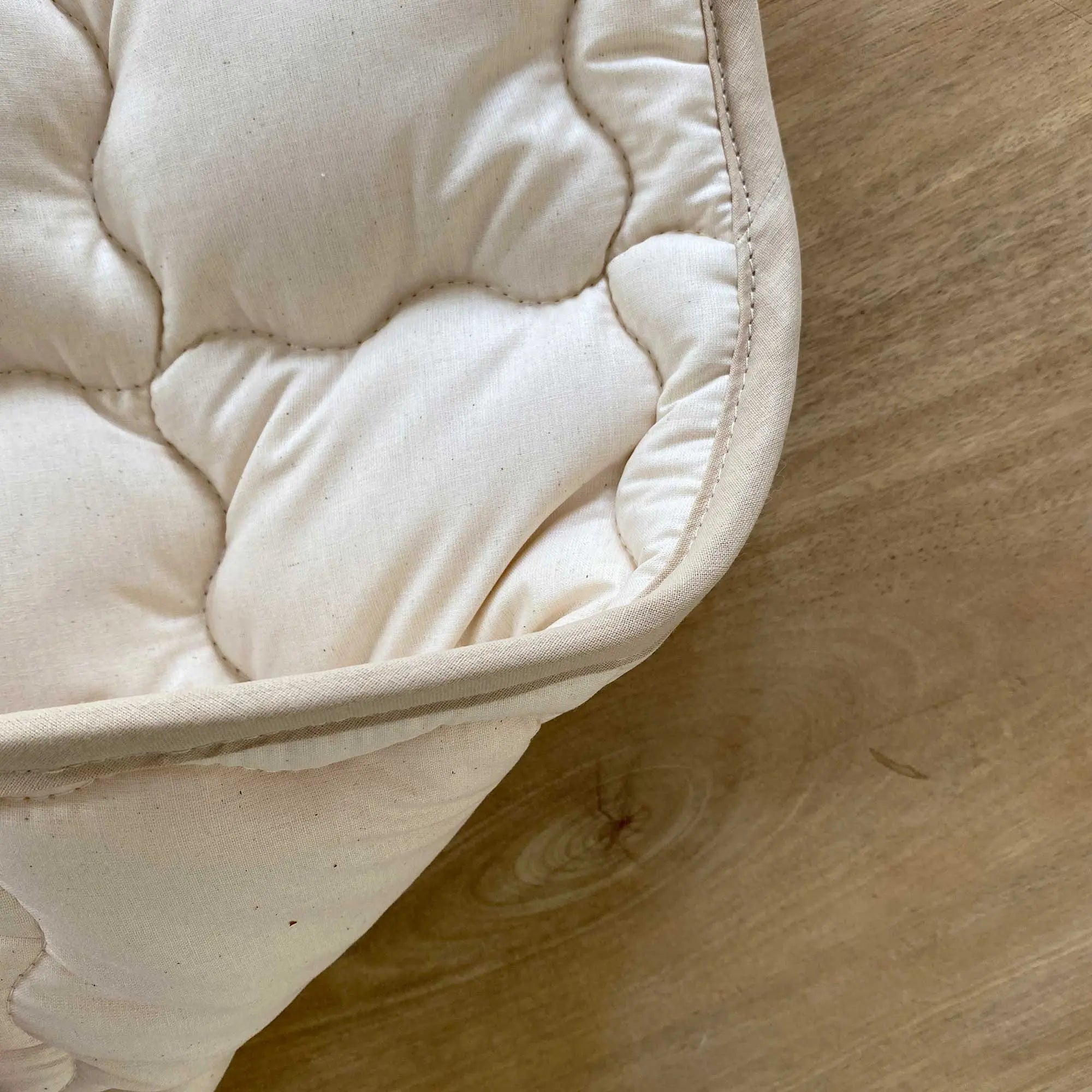 Topponcino bébé en laine vierge & coton bio – Laine & Compagnie x Sassoupi 