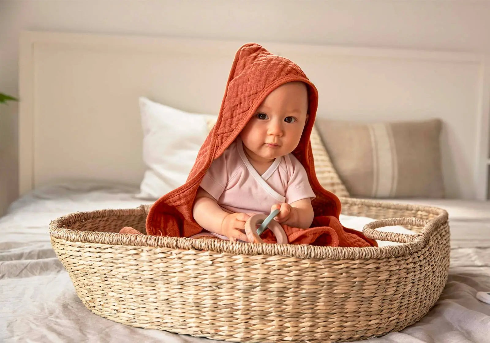 Lot de 3 lingettes lavables pour se débarbouiller en mousseline de coton bleu marine Lässig