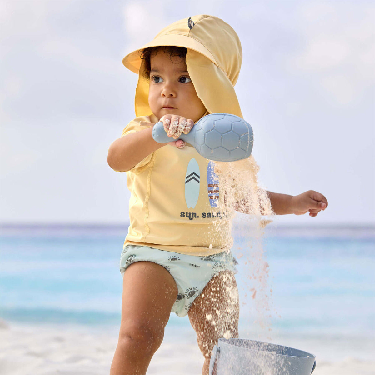 Couche de bain Lässig - Soleil vert écume 