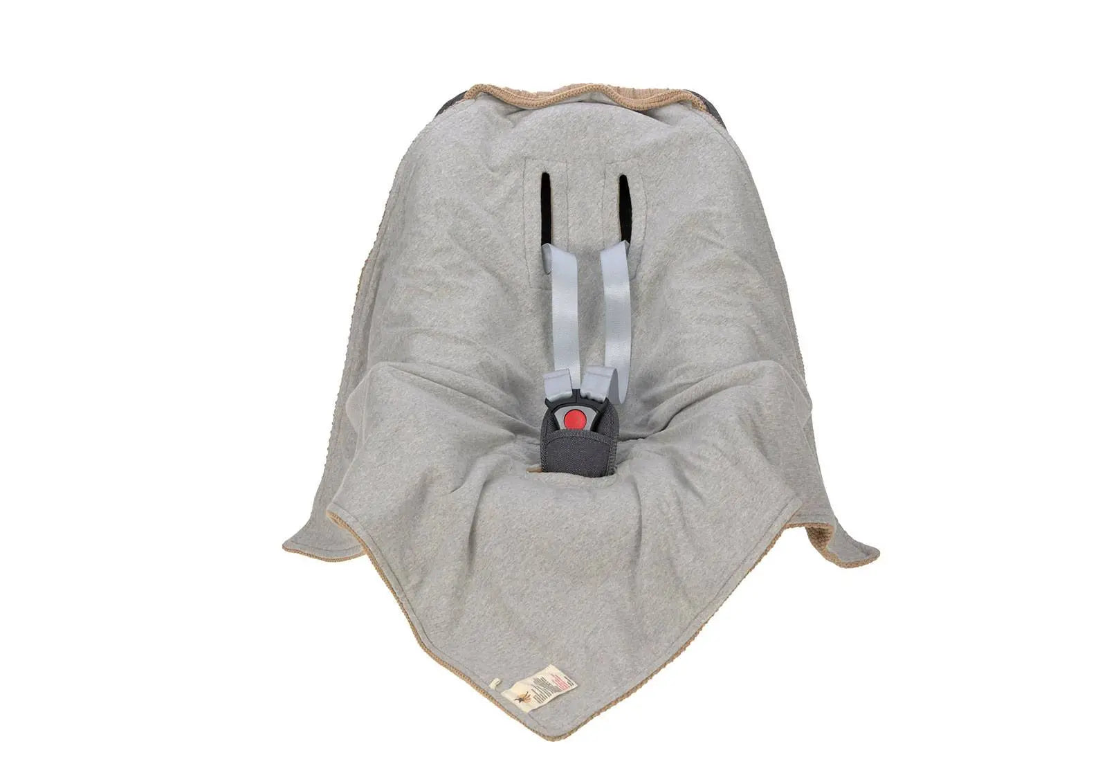 Couverture en coton bio pour siège-auto Lassig - Sable 