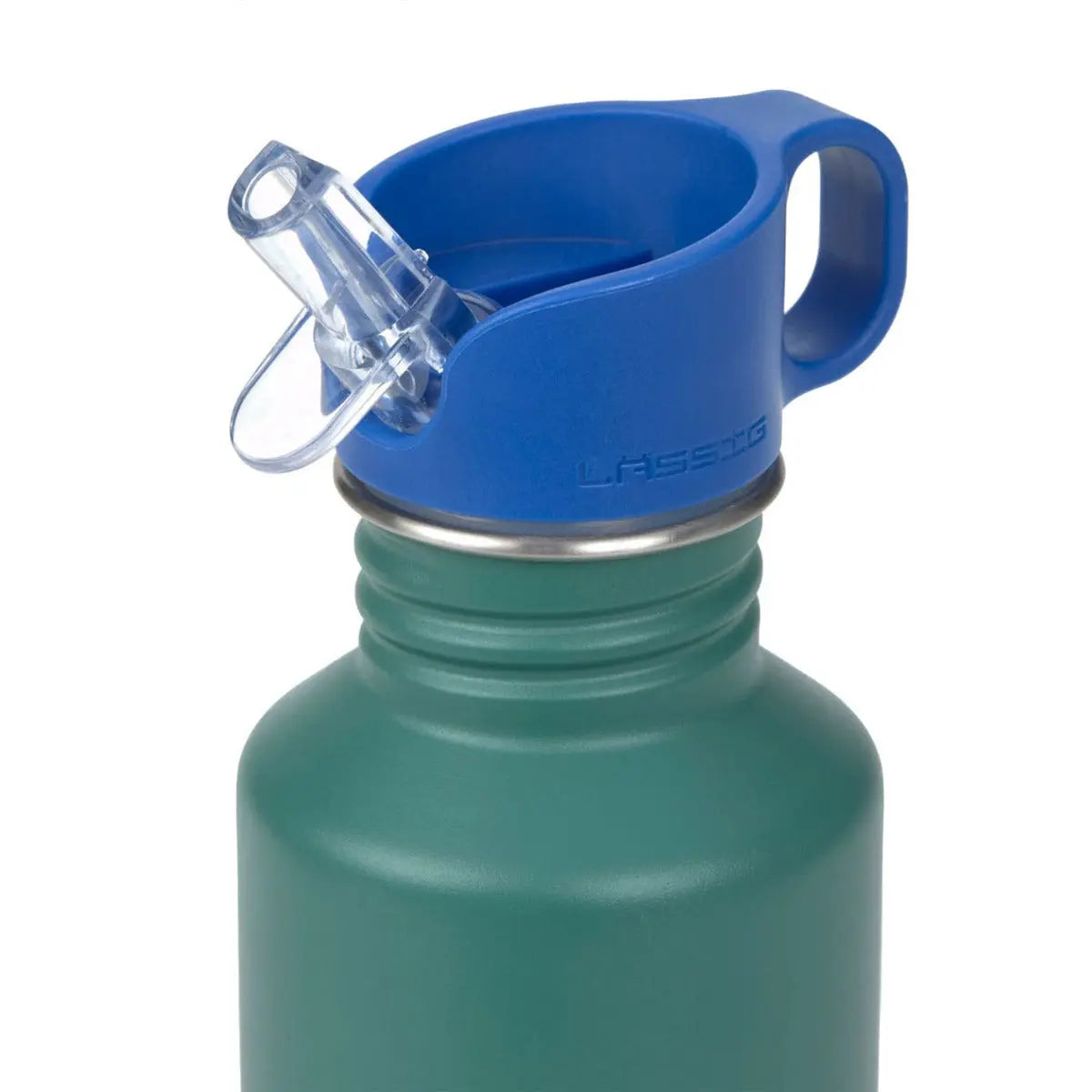 Gourde en inox 500ml Lässig - Little Gang vert