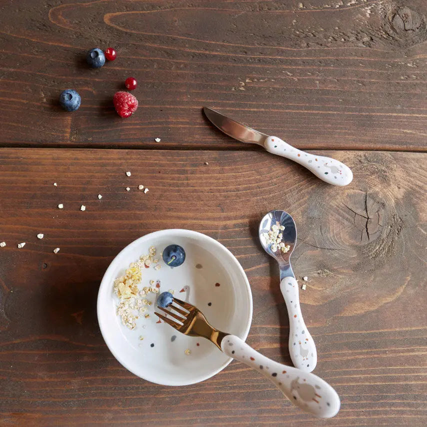 Couverts enfants en inox Lassig - Tiny farmer