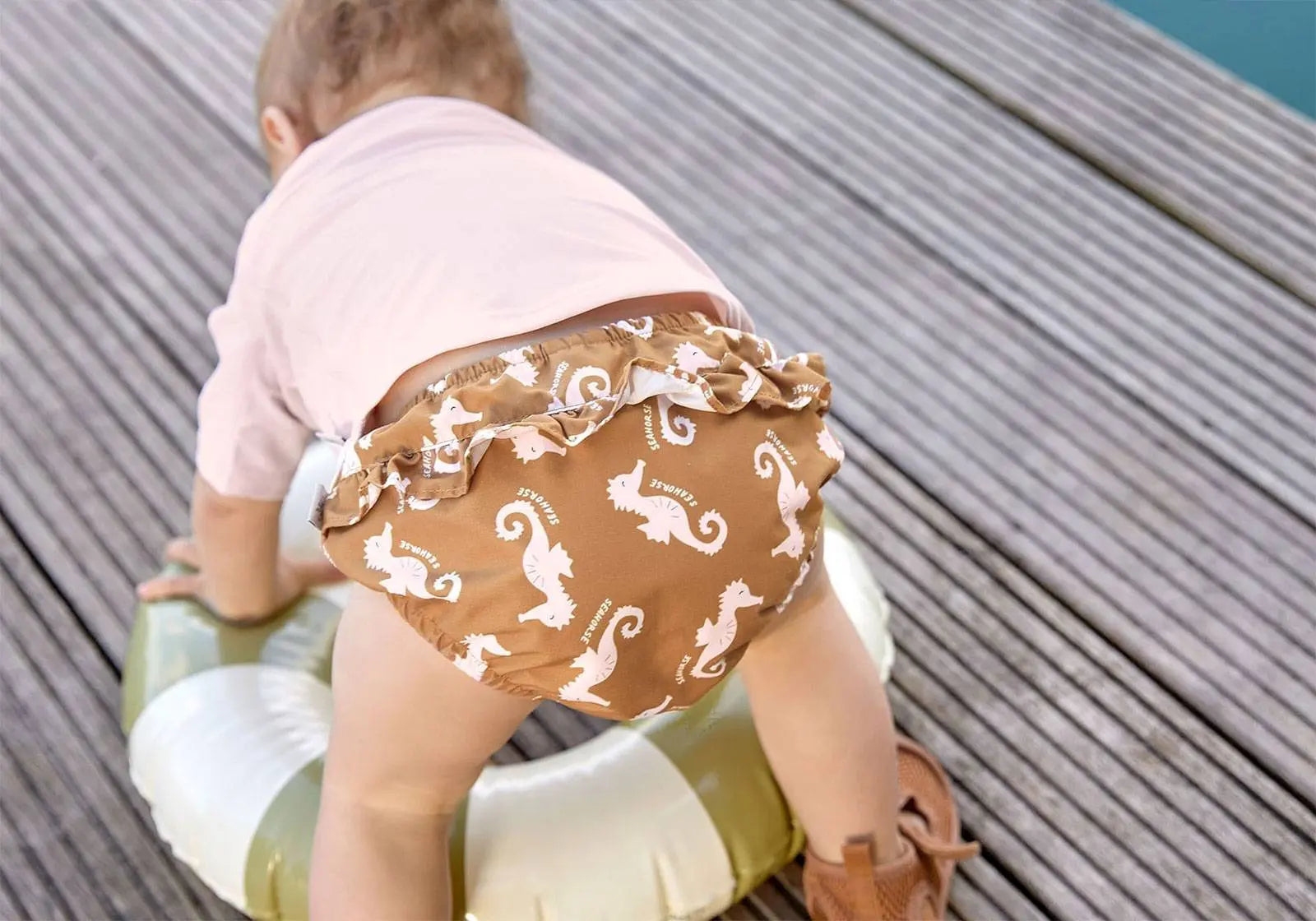 Couche de bain Lässig Hippocampe caramel