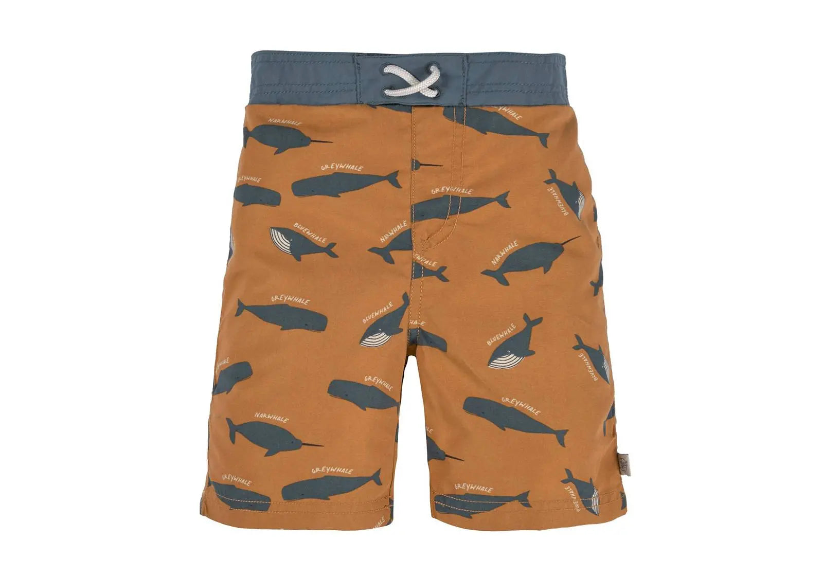 Short de bain lassig Baleine caramel