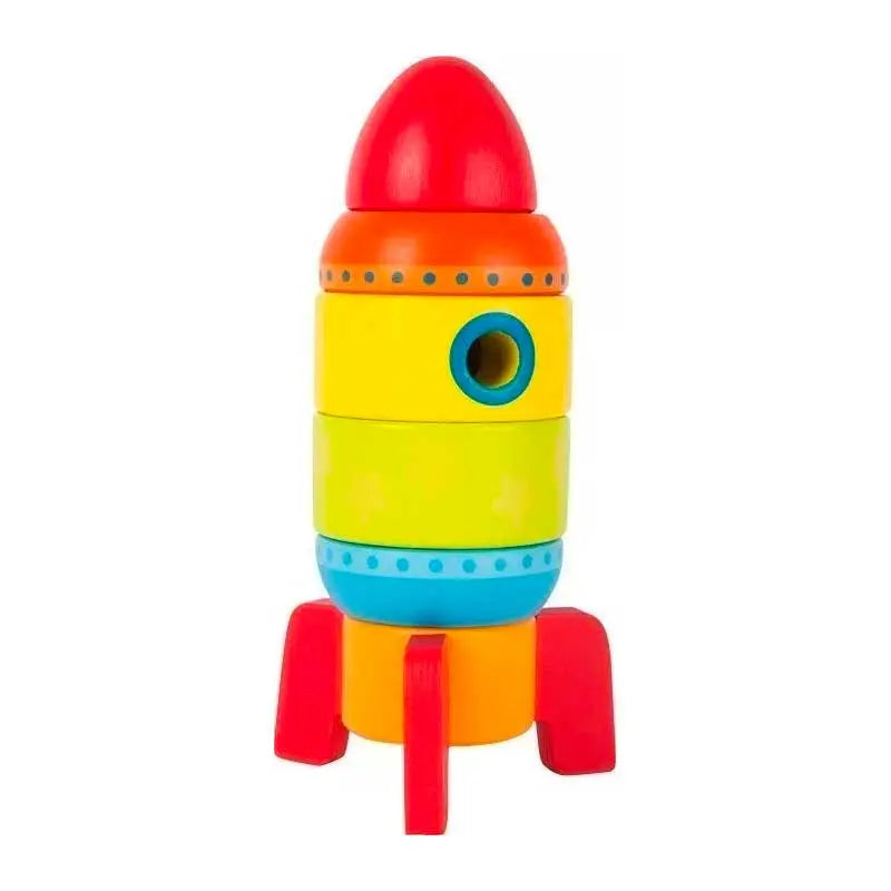 Fusée à empiler en bois Legler