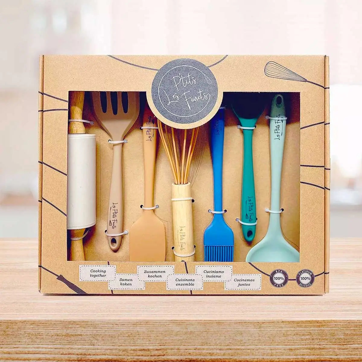 Set d'ustensiles de cuisine pour enfants Les petits fouets Pastel