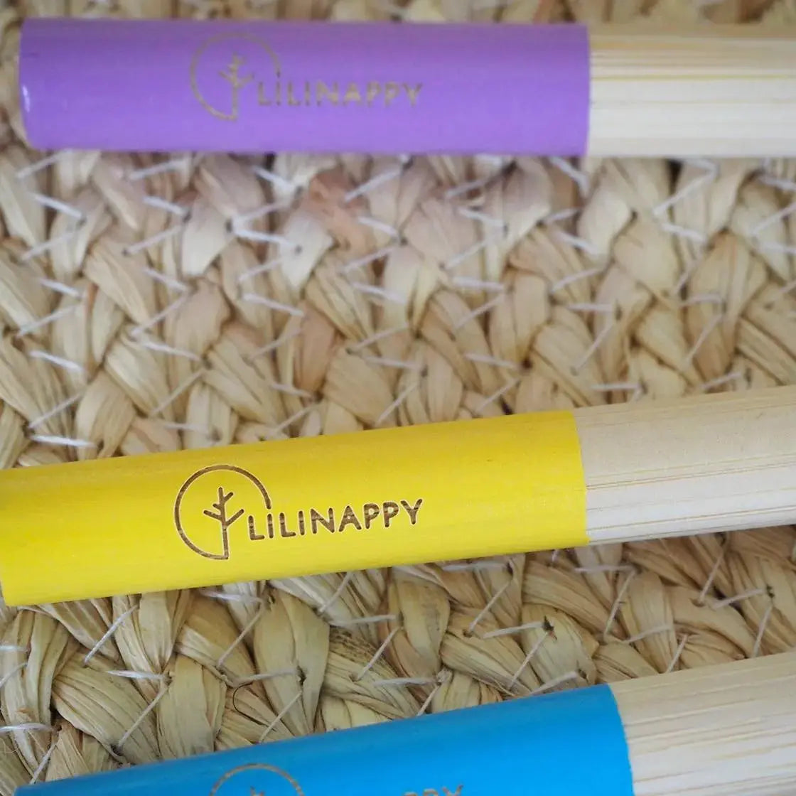 Brosse à dents en bambou - ADULTES - Lilinappy