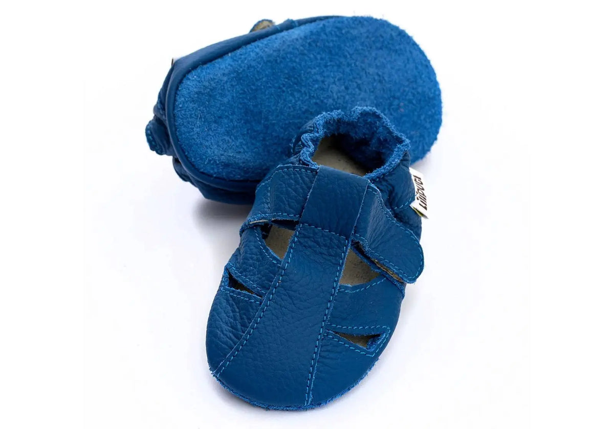 Sandales en cuir souple Liliputi - Cobalt Liliputi