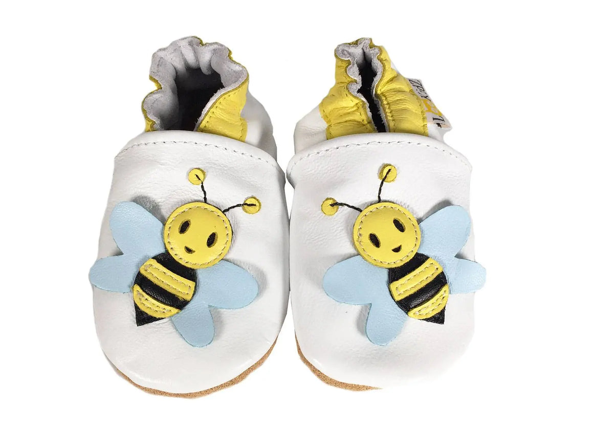 Chaussons en cuir Lookidz Bee Happy