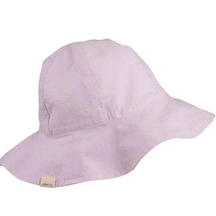 Chapeau de soleil en coton bio Layla Liewood - lilas