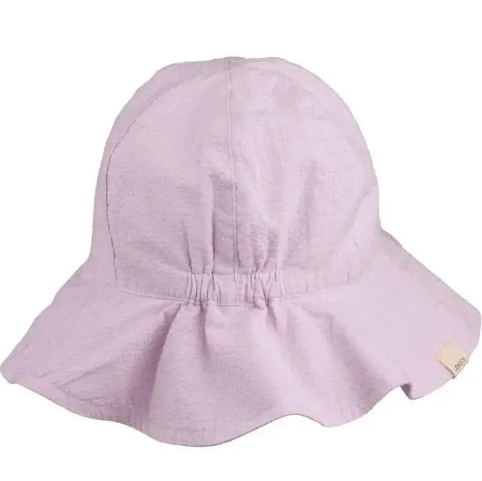 Chapeau de soleil en coton bio Layla Liewood - lilas - Lilinappy