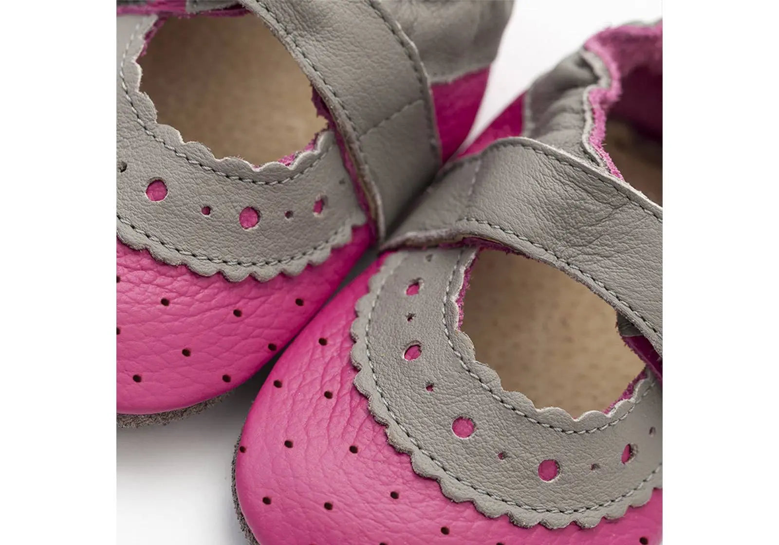 Sandales en cuir souple Liliputi - Magnolia - Lilinappy