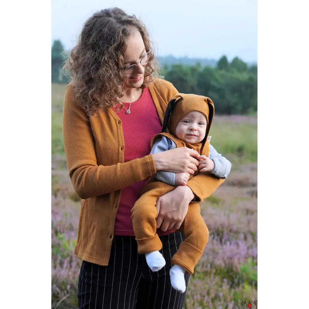 Cardigan pour femme en laine mérinos Manymonths MaM - Lilinappy