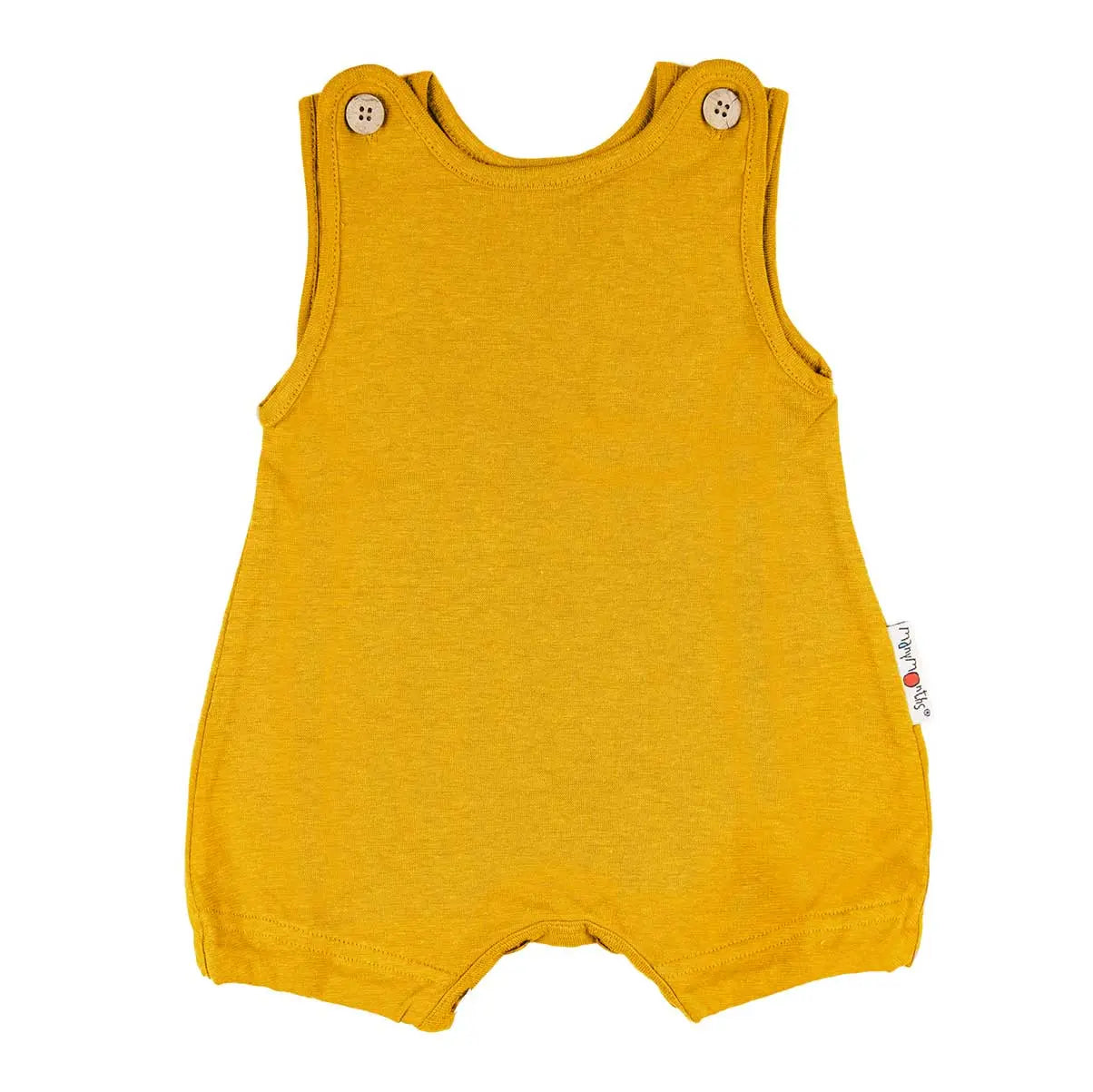 Barboteuse bébé évolutive en chanvre & coton bio Manymonths - Golden calendula 