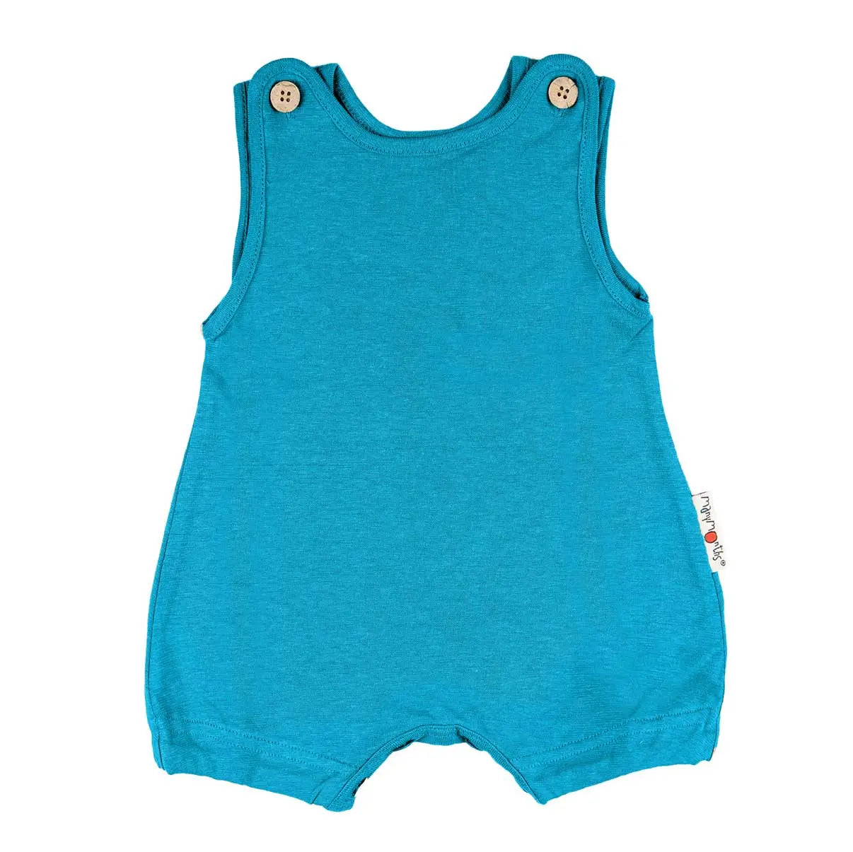 Barboteuse bébé évolutive en chanvre & coton bio Manymonths - Caribbean Blue 