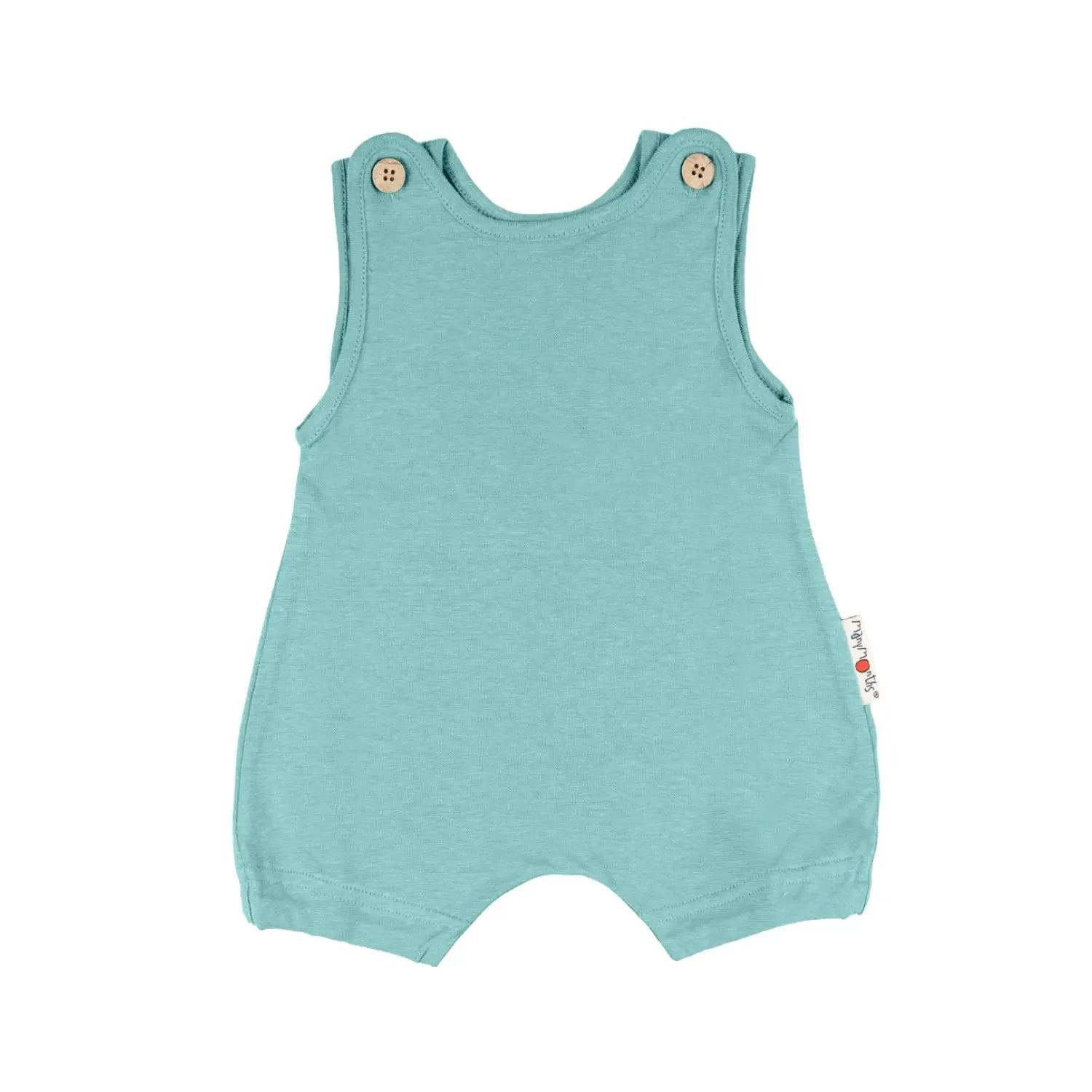 Barboteuse bébé évolutive en chanvre & coton bio Manymonths - Sea Glass 