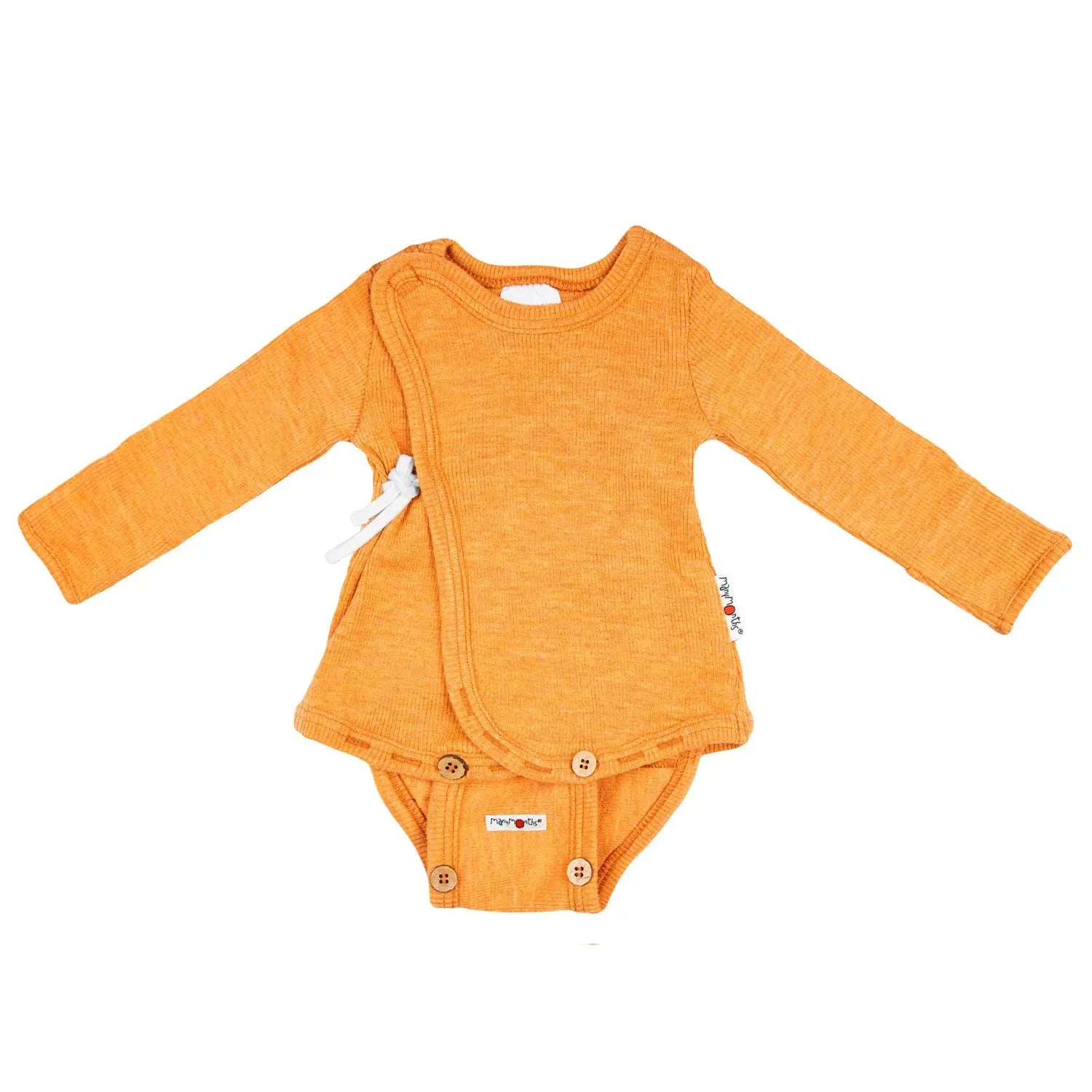 Body Kimono en laine mérinos Manymonths - Tangerine Marmelade 