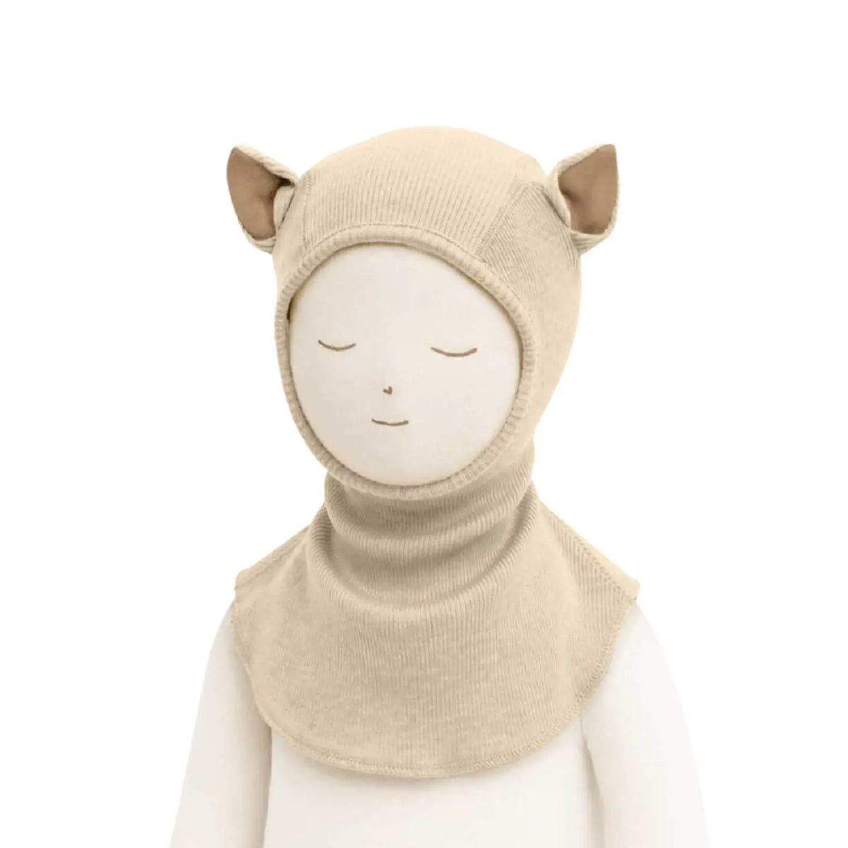 Cagoule en laine mérinos Fox Manymonths