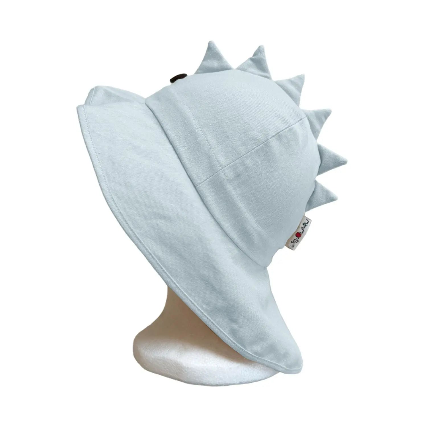 Chapeau de soleil évolutif en chanvre & coton bio Manymonths - DINO Morning Lake 