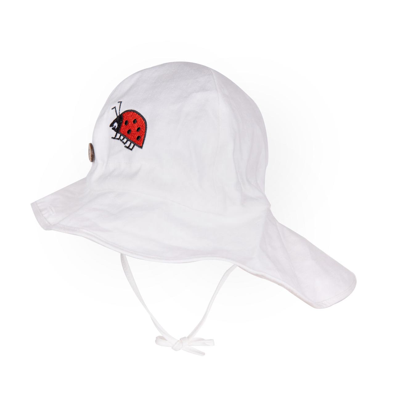 Chapeau de soleil évolutif brodé original Manymonths - Coccinelle 
