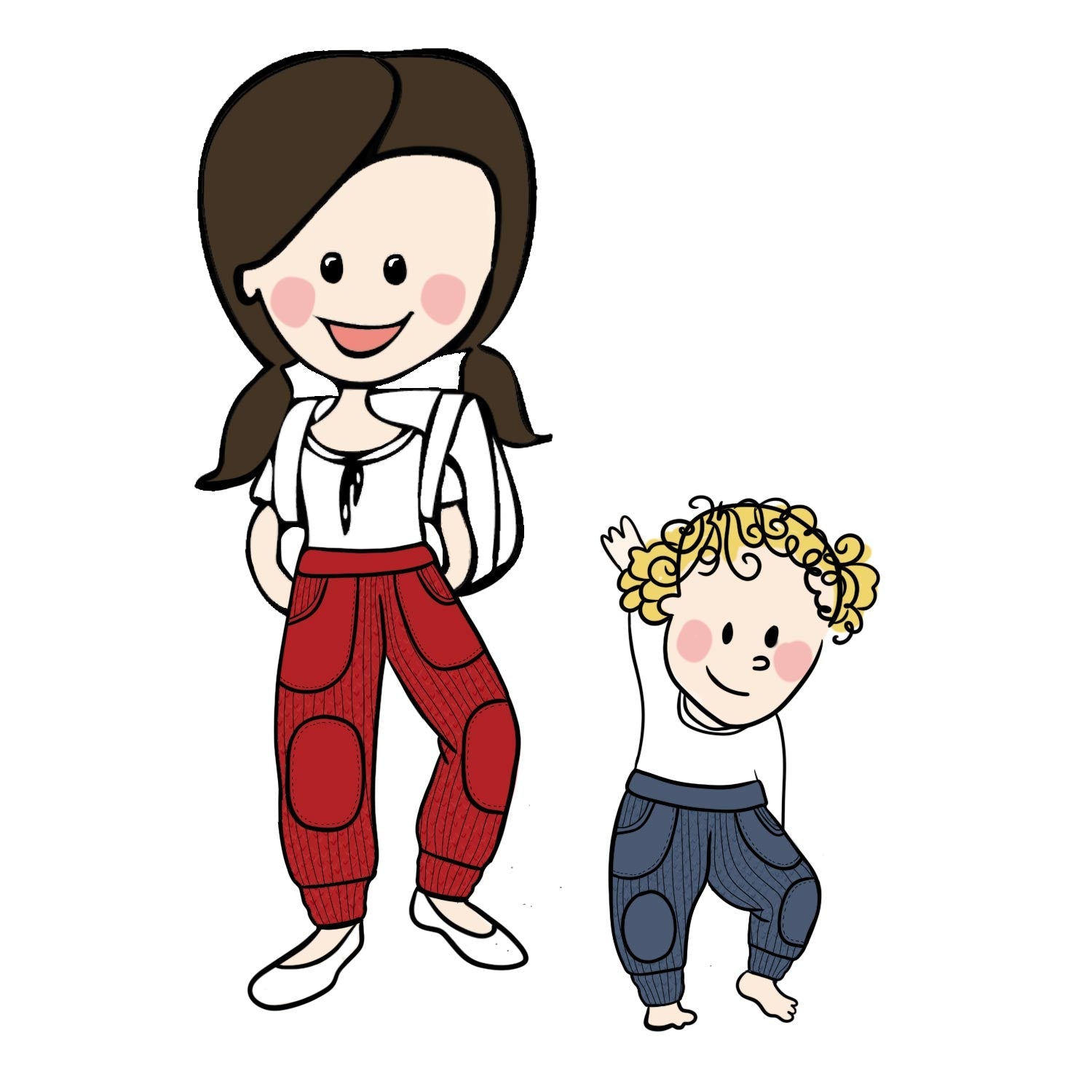 Pantalon Hazel Joggers en laine mérinos ManyMonths 