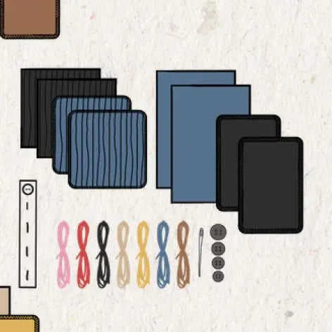 Kit de réparation pour vêtements en laine mérinos Manymonths 