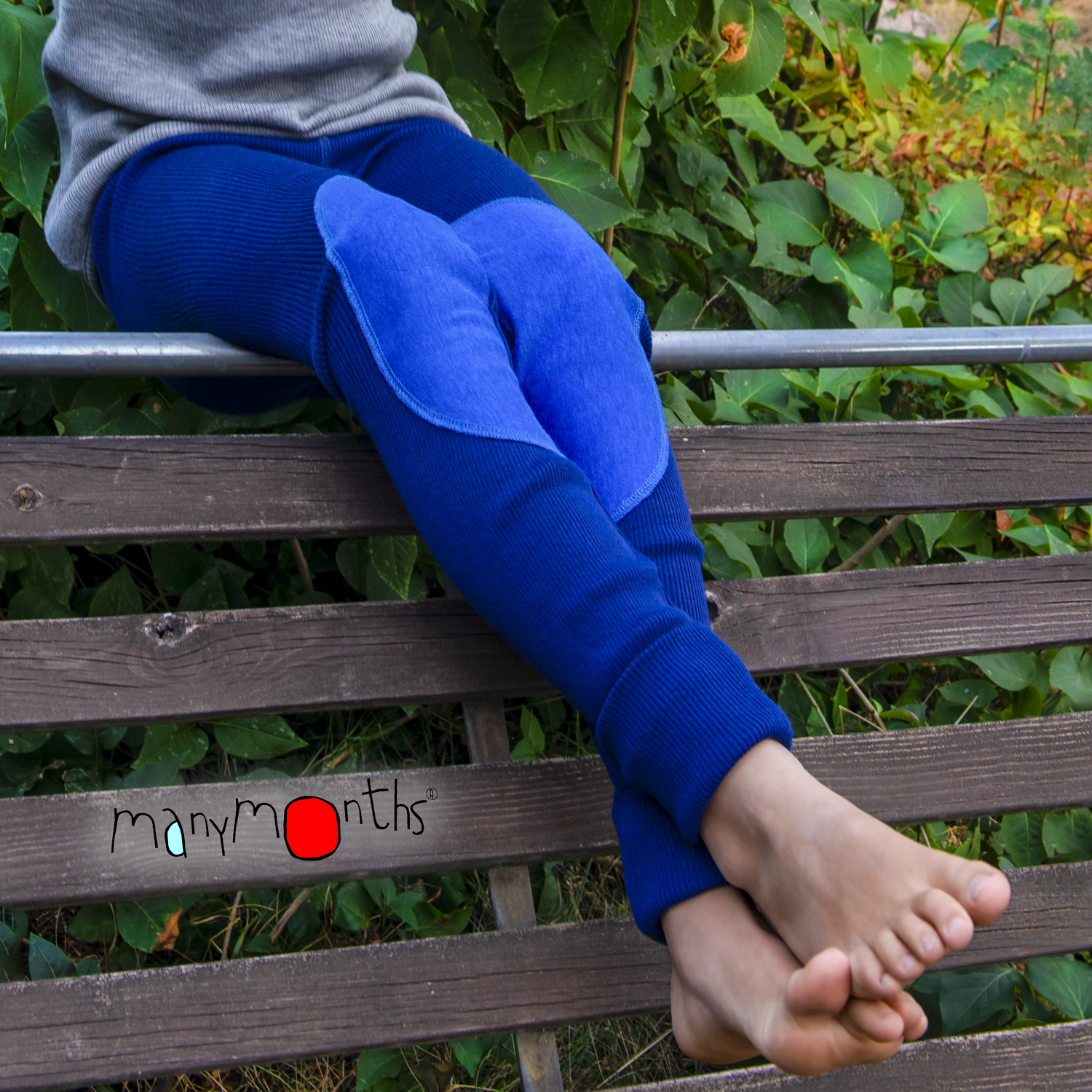 Leggings en laine avec protège-genoux Manymonths 