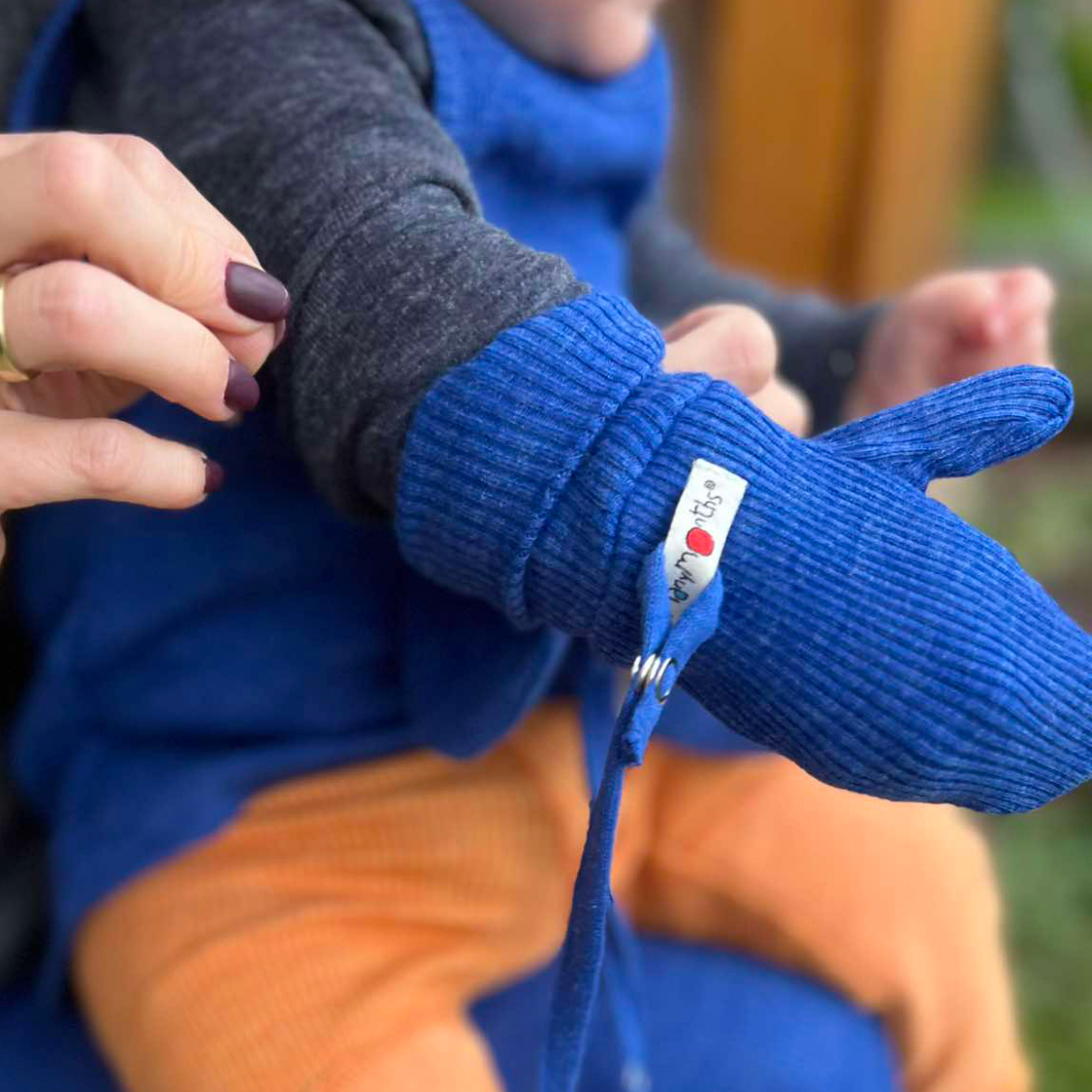 Moufles en laine mérinos Manymonths 