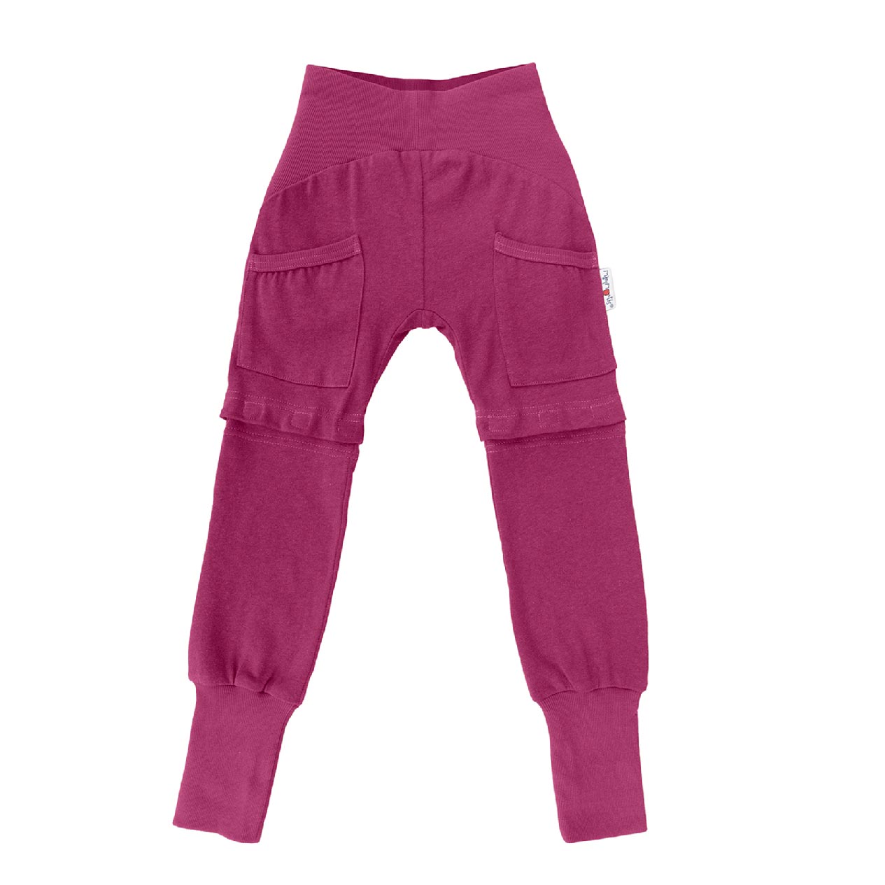 Pantalon évolutif ManyMonths en chanvre et coton bio - Berry Sorbet 
