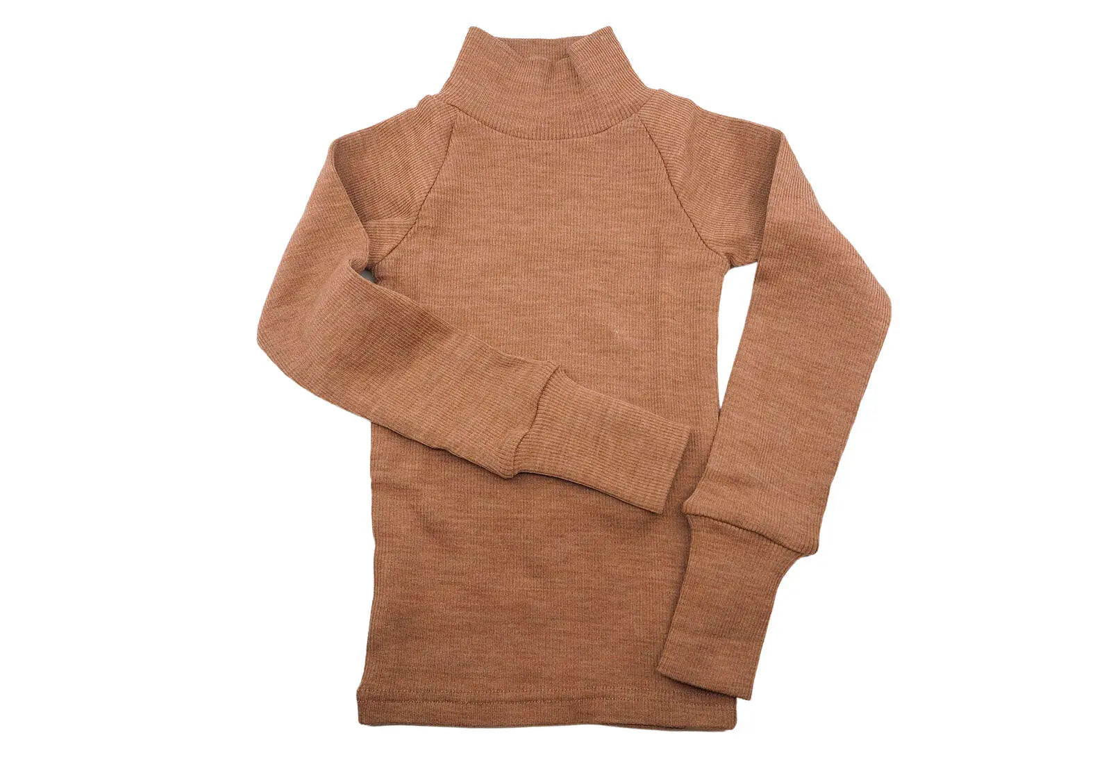 T-Shirt évolutif à col roulé en laine Manymonths